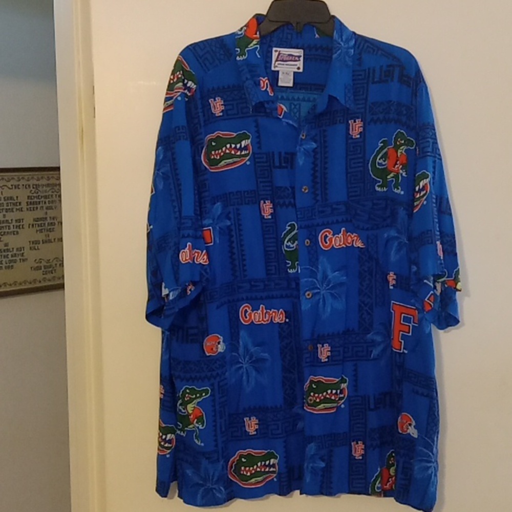 University of Florida Gator shirt sz XXL 100% rayon